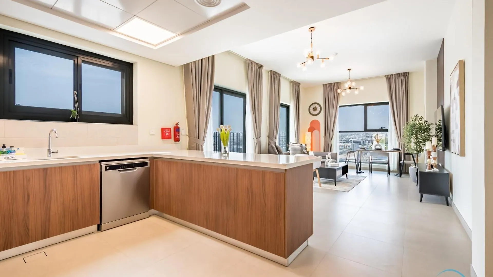 Captivating 1Br Apartment In Zazen Gardens, Al Furjan By Deluxe Holiday Homes Dubai